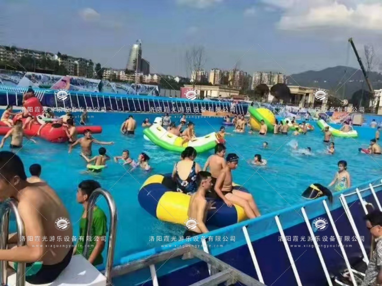东城水上乐园支架泳池